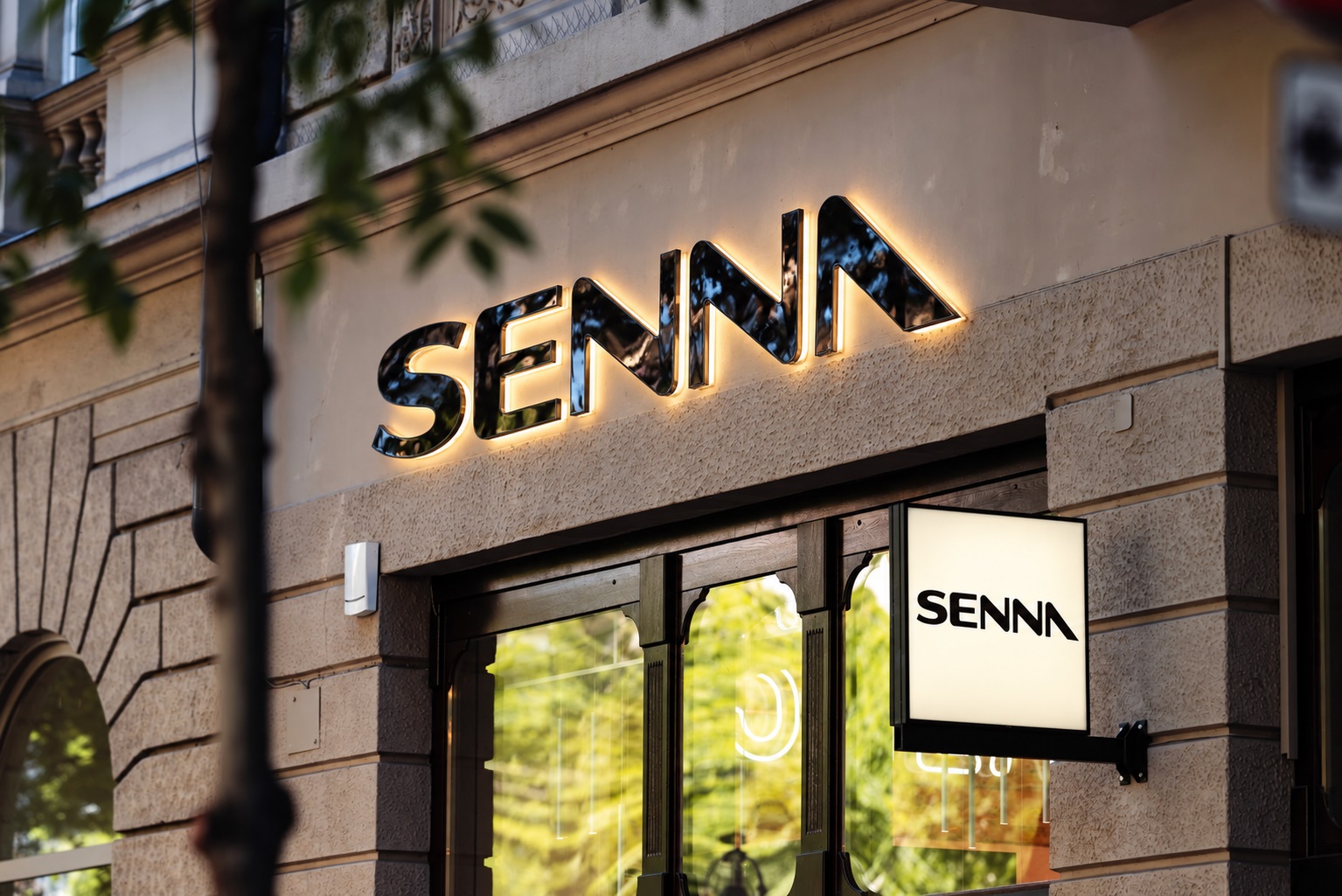 Future SENNA retail location in a historic downtown setting